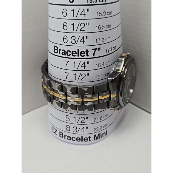 Pulsar by Seiko V0720050 Alarm Chrono Ana Digi Watch Black Gold Mens New Battery - Picture 7 of 13